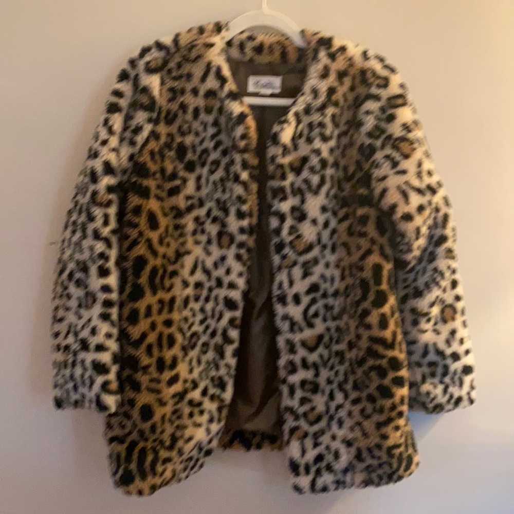 Faux fur jacket